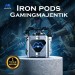 "	سماعة جيمنج ايرون  - Iron pods"